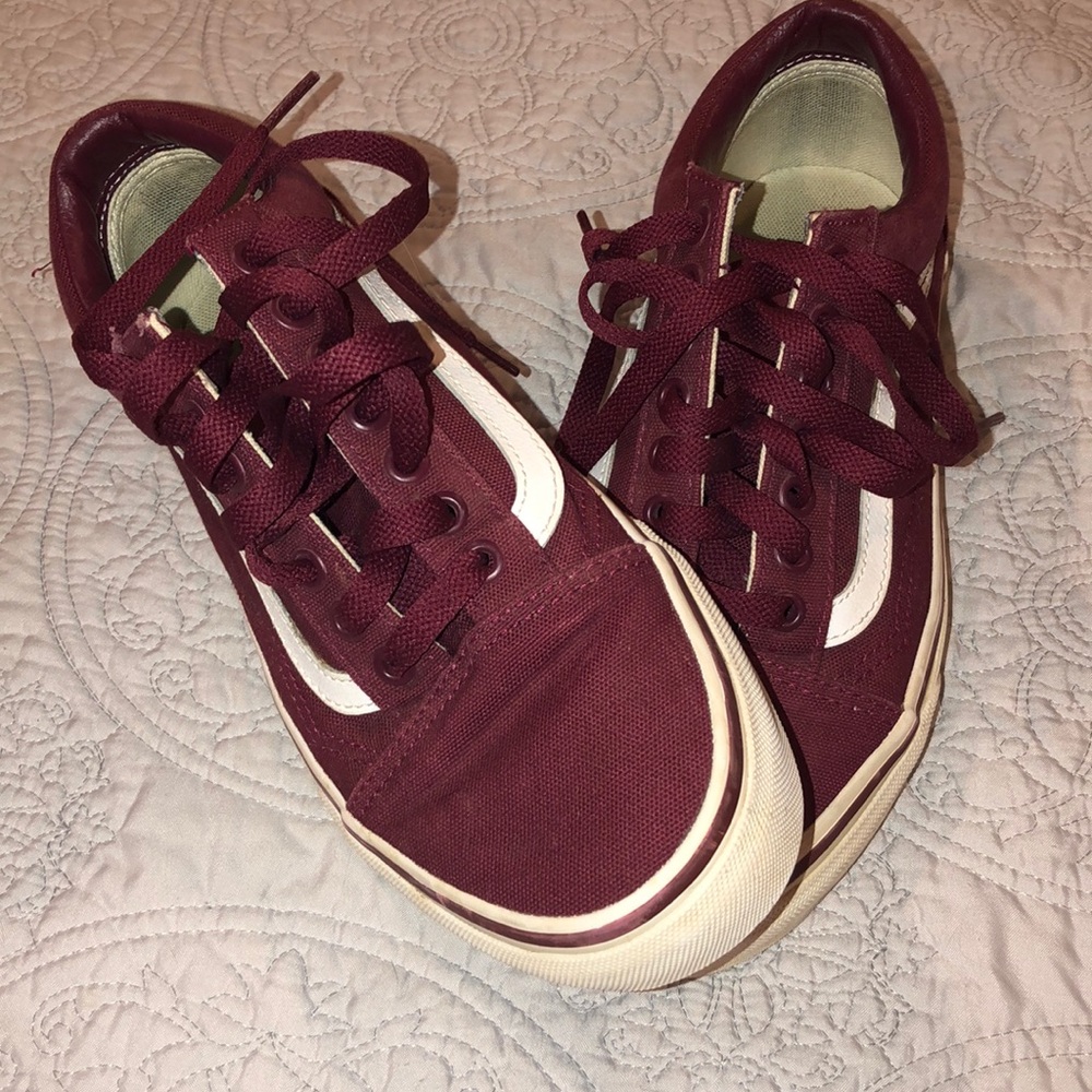 Maroon Vans